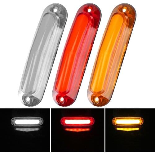 LEEPEE Running Light Indicator Lamp 10-30V Rear Side Lamp Led Side Marker Light Turn Signal Light 6 LED For Car Trailer Truck