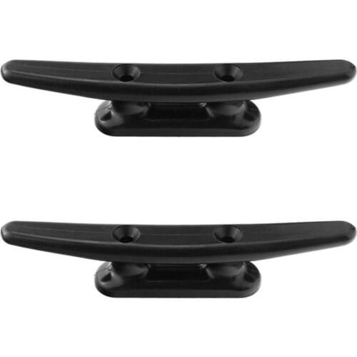 Boat Marine Accessories 100 128mm Nylon Plastic Low Flat Cleat Open Base Cleat Yacht Inflatable Deck Line Rope Tie Ship Lock