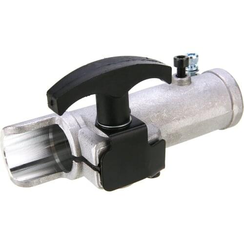 Mayitr 26mm 9 Spline Shaft Connector For Brush Cutter Aluminium Alloy Shaft Connector Joining Clamp Trimmer Accessory