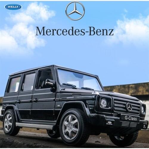 WELLY 1:24 Mercedes-Benz G-Class SUV car alloy car model simulation car decoration collection gift toy Die casting model boy
