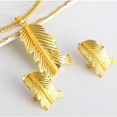 Fashion Jewelry Bohemia Jewelry Sets For Women Earrings Necklace Pendant Flower Jewelry For Engagement fashion Jewelry Findings