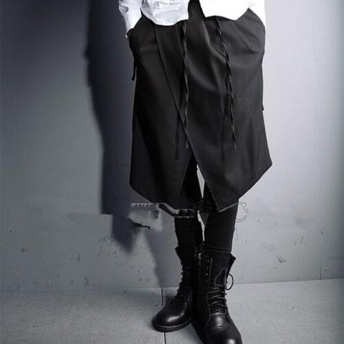 Mens Clothing Male Culottes Male Costume Mens Black Boot Cut Jeans Trousers 2020 Hair Stylist Clothing Fashion Mens Clothing