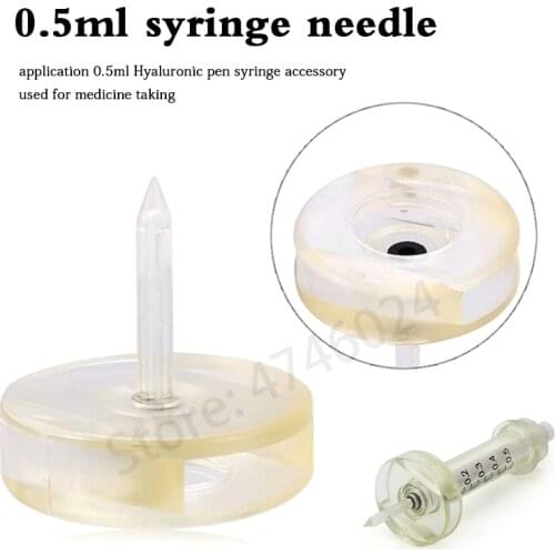 Disposable 0.5ML Sterile Ampoule Needle Head for Hyaluron Pen Syringe Atomizer Injection Gun Tool Wrinkle Removal Lip Lifting