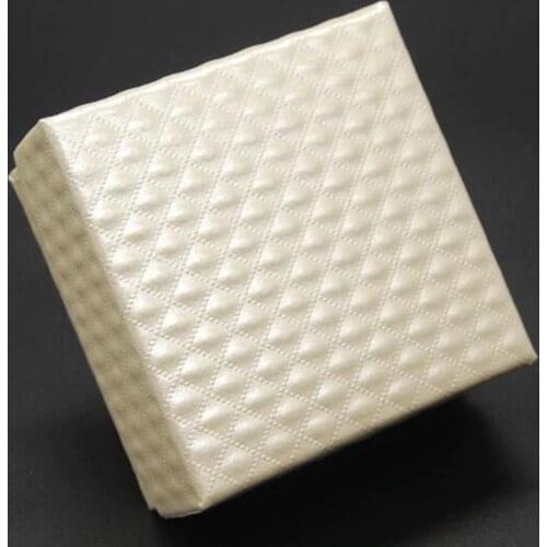 4 colors big square shape jewelry box earrings rings necklaces bracelets gift boxes square carton 7.5X7.5X3.5 cm