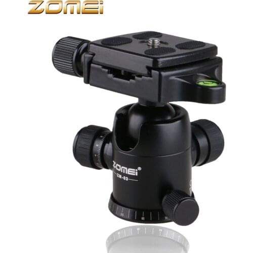 ZOMEi ZM03 Professional Photography Tripod Ballhead+Quick Release Plate for Pro Camera Tripod