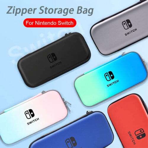 Zipper Storage Bag For Nintendo Switch Travel Carrying Protective Case Have Logo NS Game Console Box Shell Cover Accessories