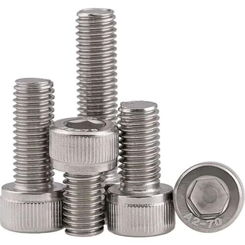 Socket Cap Screws Hex Head A2 Stainless Steel Allen Bolts Screw M16 M20