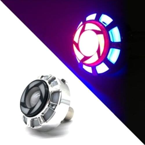 1PC Motorcycle Angel Eyes Brake Lamp Headlight Tail Rear Lights LED Flashing Bulb Car Motorbike Motor Demon Eyes DRL Lamp