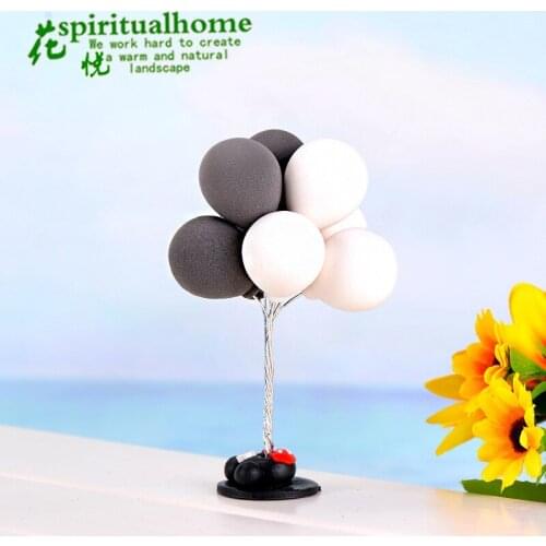 1pc Lovely DIY Miniature Fairy Garden Balloon Photo Props Micro Landscape Home Decoration Ornaments Elves Craft Accessories