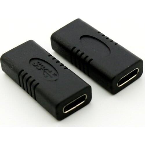 10pcs USB 3.1 Type C Female To Type C Female Jack Charging Sync Data Connector Adapter Type C Female to Female Converter