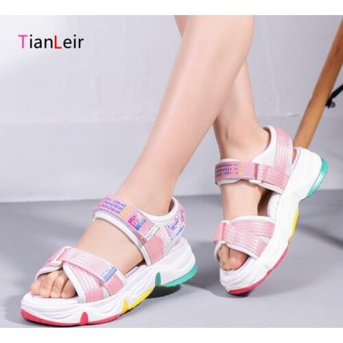 2021 New Summer Kids Sandals Girls High Quality Beach Casual Sandalias Fashion Comfortable Girls Sandals Chaussure Enfant