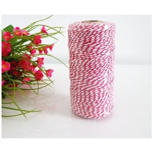 3 Spools (110yard/spool) Pick Colors Red Cotton Bakers Twine 12ply,Cheap Christmas Gift Wrap DIY Divine Twine,String,Cords,Rope