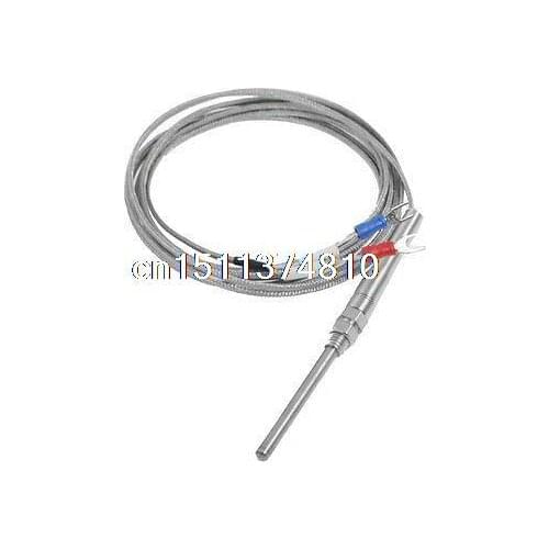 3 Meters K Type 8mm Screw Dia Temperature Grounded Thermocouple Probe Sensors