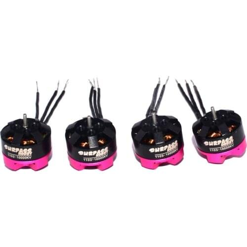 4pcs 1103 10000KV 2S Brushless Motor CW/CCW for 80 90 100 Tiny mini FPV Racing Quadcopter