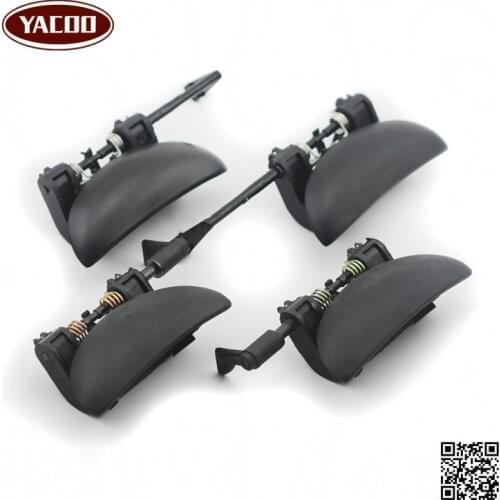 4 PCS A CAR SET EXTERIOR DOOR HANDLE FOR PEUGEOT 206 207 9101-L4 9101-L5 9101-L2 9101-L3