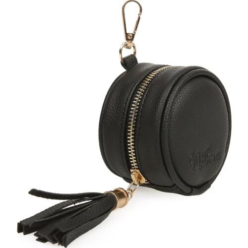 Baby Accessories Leather pacifier Nipple Case holder Personalized Container For Small Items Pacifier Holder Kids Things Black