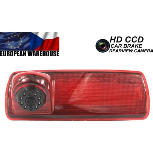 Car Rear View Reverse Camera Brake Light Camera for OPEL VAUXHALL VIVARO RENAULT Trafic Auto Parking backup Camera 8pcs IR CCD