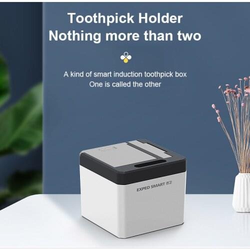 Electric Toothpick Holder Creative Intelligent Automatic Sensor Toothpick Dispenser Storage Box Hotel Family Gadgets Smart Home