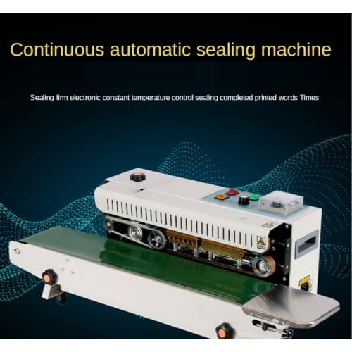 FR-900 Continuous Automatic Film Sealing Machine Aluminum Foil Sealing Food Packaging Machine