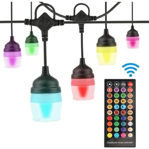 14 Colorful LED Fairy Tale Light String With Remote Control Christmas Halloween Indoor Outdoor Waterproof Party Decoration