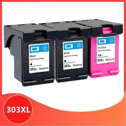 3Pack 303XL Compatible Ink Cartridge for hp303 Replacement For HP 303 xl Envy Photo 6220 6230 6232 6234 7130 7134 7830 Printer