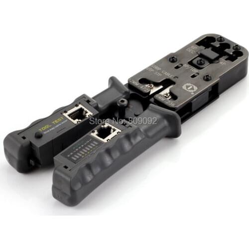 Multifunction RJ45/RJ11/RJ9 6P/DEC 4P 8P/10P TL-022 Network Cable Crimper Tool and Tester