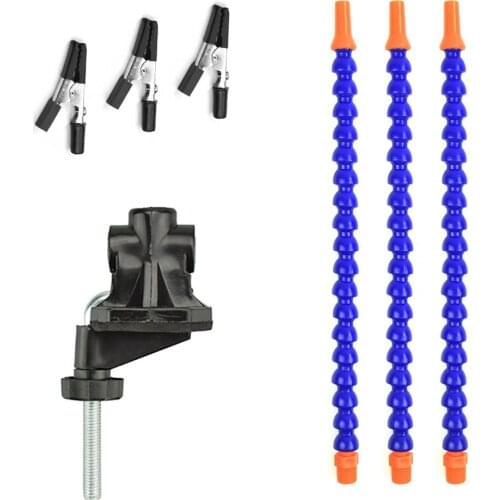 Table Clamp Welding Station Workshop Third Helping Hand Soldering Iron Holder Fixing Equipment with Three-Jaw