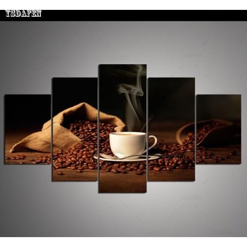 Op de muur HD print olieverf Film modulaire foto Scenery poster kind room decor woondecoratie 5 stks canvas art z254