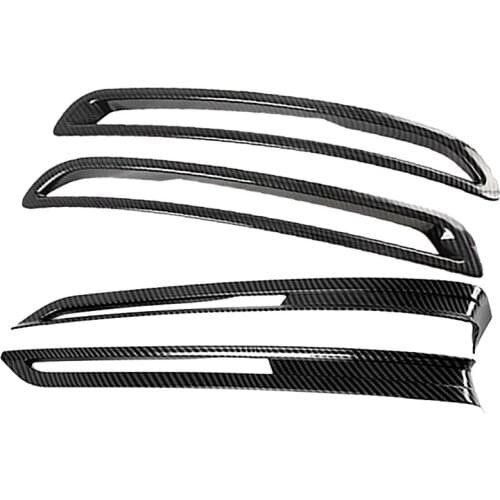 For Mazda CX30 cx-30 2020 2021 front and rear fog lamp shade carbon fiber decorative frame