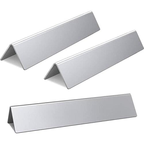 Stainless Steel Barbecue Plate Thicker Flavor Bar Sturdy Hot Plate Diffuser Heat Plate For Gas Grill Cover Barbecue Hot Plate