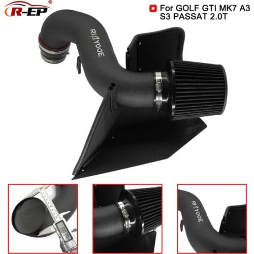 R-EP Cold Air Intake Kit Fits for Seat Leon for Audi A3 TT S3 VW Golf GTI MK7 Passat Touran EA888 2.0T Turbo Car RP-A008-BK