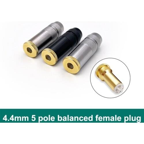 4.4MM Jack Connectors Female Plug Socket WM1A/1Z PHA-2A 5 Pole 4.4mm Balanced Plug