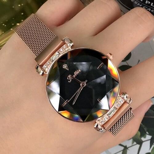 Luxury Lady Watch for Women Magnet Buckle Dress Watch Women 2018 New Stainless Steel Quartz Watch Clock Women horloges vrouwen
