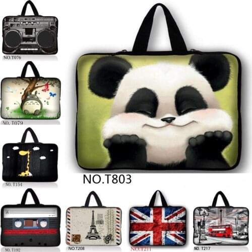 Panda Laptop Bag Sleeve Handbag Notebook Carrying Case For Macbook Air Pro 11.6 13.3 15.6 Dell Asus Microsoft women Mouse Bag
