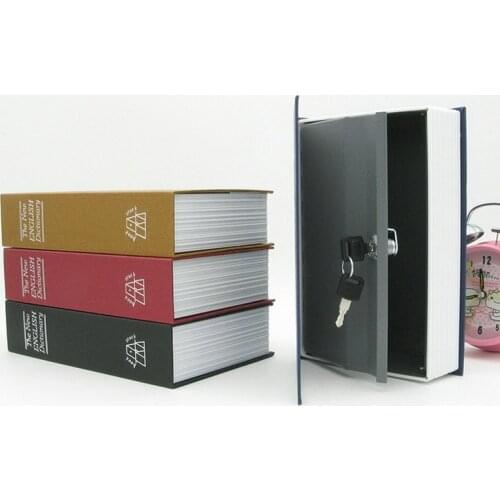 Book Appearance Safty Box Money Jewelry Secret Storage Box Security Safe Locker