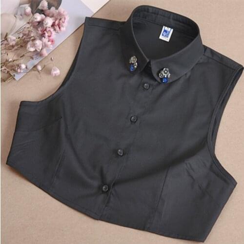 Korean Style Fake Collar White & Black sweater decoration sweater saving collar false Vintage Detachable Collar False Collar