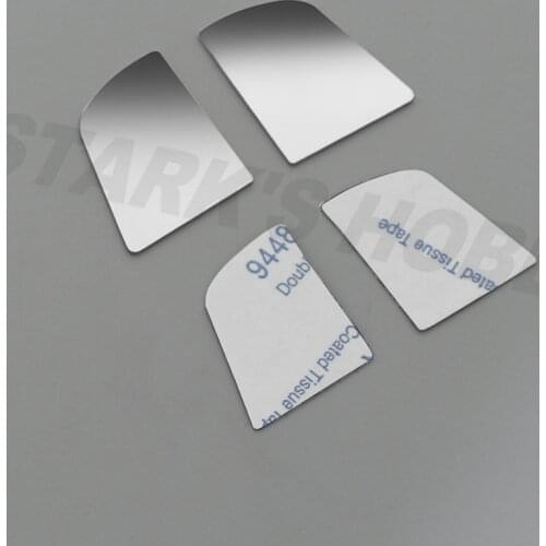 1:10 Accessories 2Pcs/Lot Stainless Steel Rearview Lens for 1/10 RC Crawler Traxxas TRX4 G500 TRX6 G63 AMG