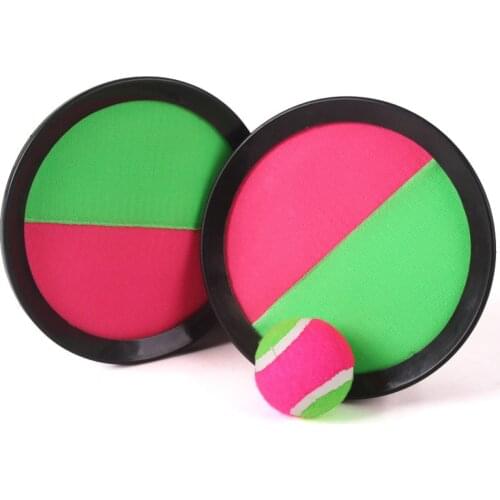 1Set Kids Sucker Sticky Ball Toy Outdoor Sports Catch Ball Game Set Throw And Catch Parent-Child Interactive Outdoor Toys ZXH