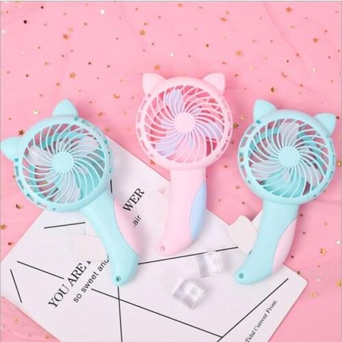 1pcs!! Gifts Manual Handheld Summer Mini Cooling Air Conditioner for Children Kids Mini Portable Hand Pressure Fan Color Random