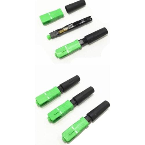 10PCS Embedded type Fast Field Sc Fast Connector SC APC fiber optic fast connector/quick assembly connector Free shipping