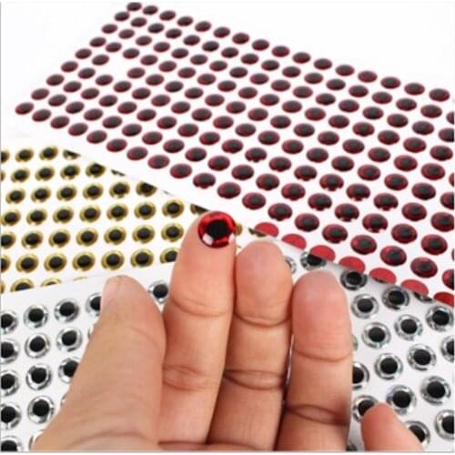Hot Sale 100pcs Fish Eye 7-12mm 3D Holographic Lure Fish Eyes Fly Tying Jigs Crafts Doll hot model crank bait Fishing baits