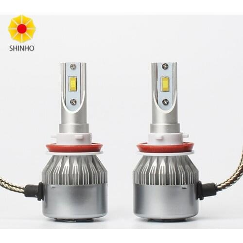 2pcs H11 72W 7600LM Flips chips Car Led Headlight Bulbs DRL Fog Lamp All In One DC12V 24V With Fan