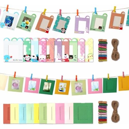 3 inch Colorful / Cartoon Wall Hanging Frame Film Photo Frames for Fujifilm Instax Mini 9 8 7s 70 25 50s 90 SP1 SP2 Mini Films