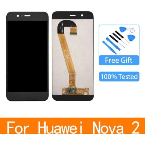 5.0" Original For Huawei Nova 2 Display PIC-L29 PIC-L09 PIC-LX9 LCD Touch Screen Display Digitizer Assembly Parts With Frame