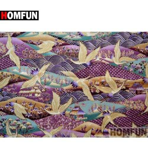 HOMFUN Full Square/Round Drill 5D DIY Diamond Painting "Animal bird" Embroidery Cross Stitch 5D Home Decor Gift A15860