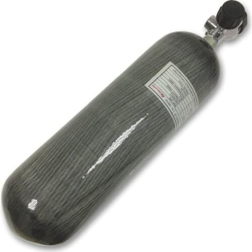 AC16821 6.8L CE 30Mpa Carbon Fiber Gas Cylinder Scuba Diving Tank 4500psi High Pressure Cylinders Pcp Air Rifle Pcp Valve