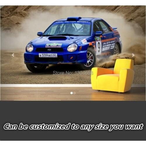 Free shipping custom 3D large mural of modern living room bedroom restaurant background wall paper Subaru Skid Mural Wallpaper