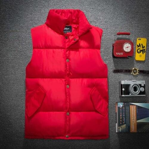 Brieuces plus size 5XL 2018 new Men women down cotton vest autumn and winter men vest loose stand collar lovers winter vest men