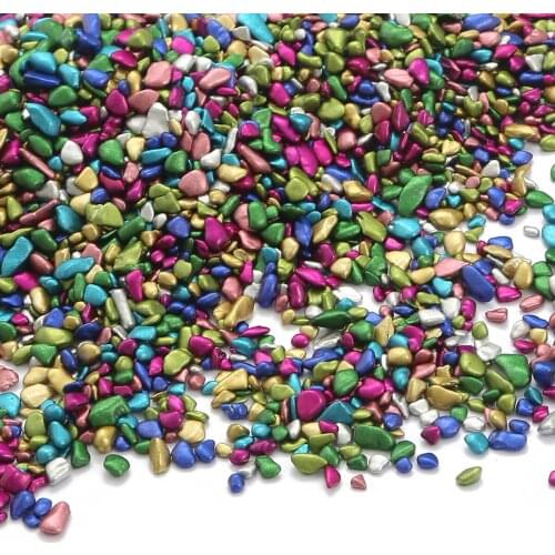 30g/lot 2-5MM Irregular Glass Fragments Beads Nail Art Crushed Glass Nail Stones Jewelry Making DIY Jewelry Accessories No Hole