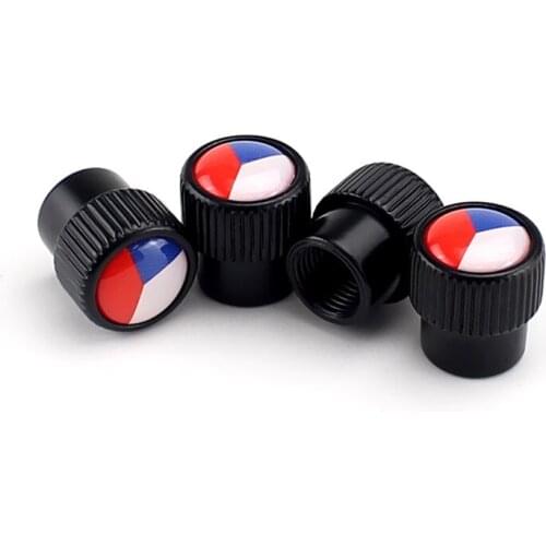 4pcs/lot Czech Republic Alloy Car Bike Motorcycles Tire Valve Caps Dust proof Universal Accessories for BMW for Mercedes for VW